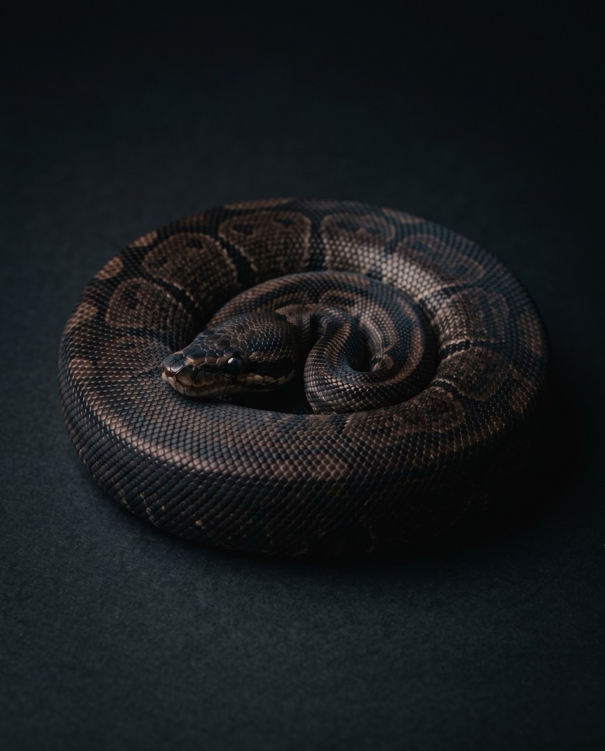 Black Pastel ball python