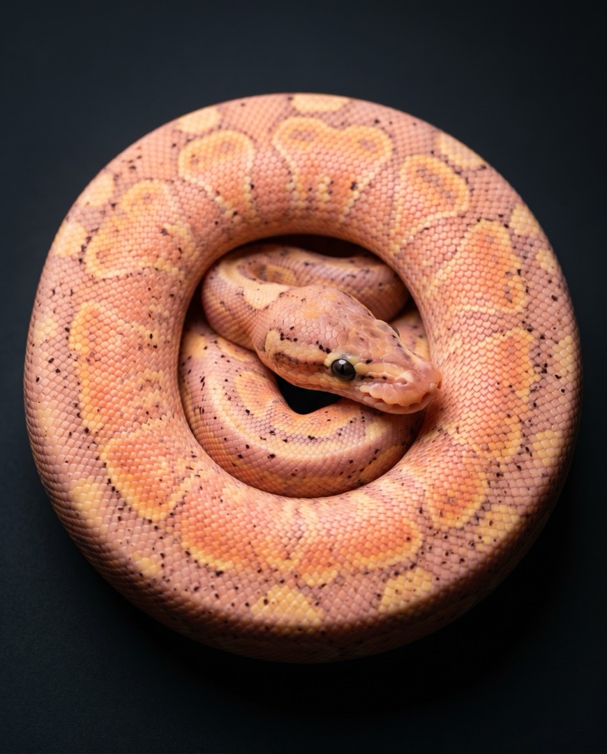 Coral Glow ball python