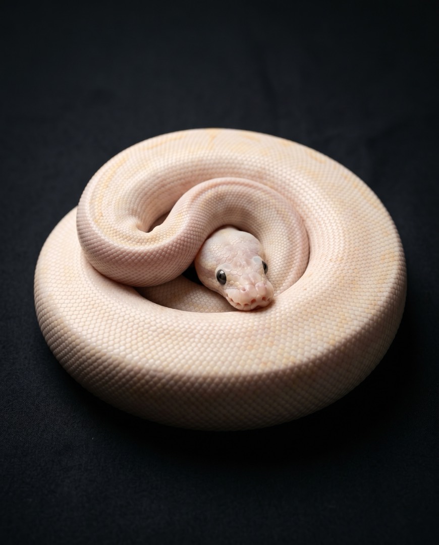Ivory ball python
