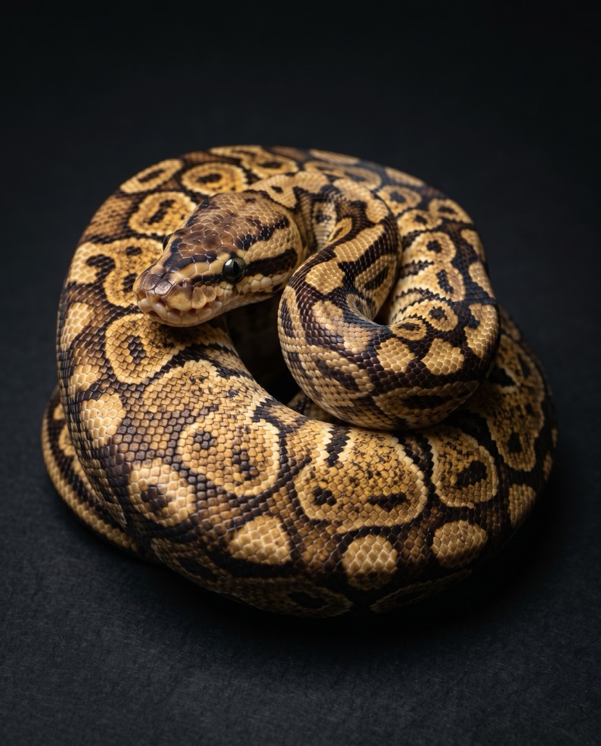 Leopard ball python